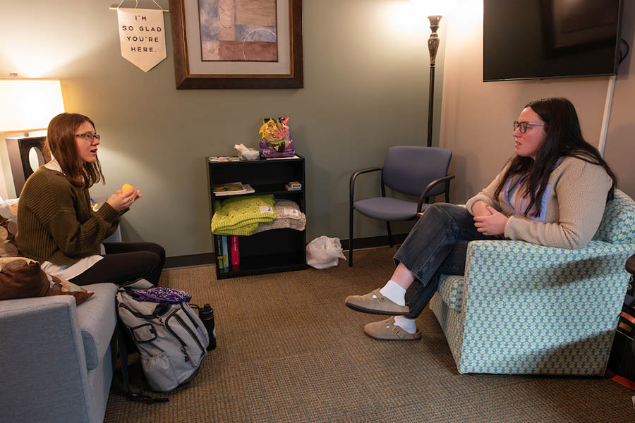 Counseling with a student