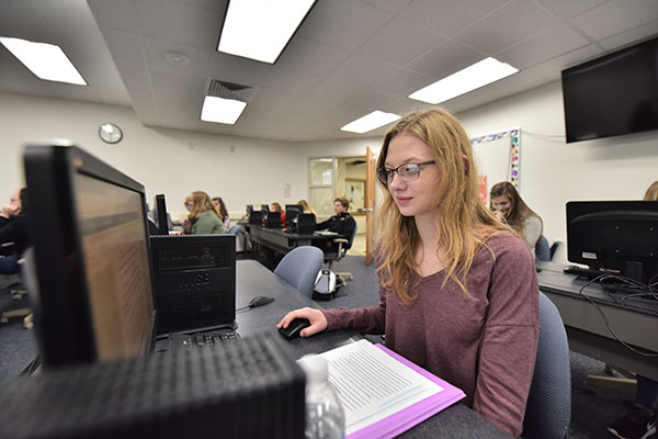 Student at IT Help Desk