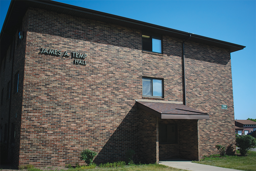 James A. Temp Hall dormitory building