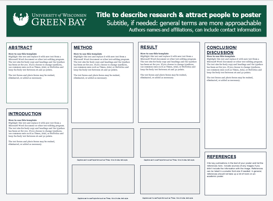 Poster Support - UW-Green Bay