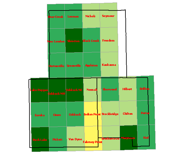 Total Species Region 17 Map