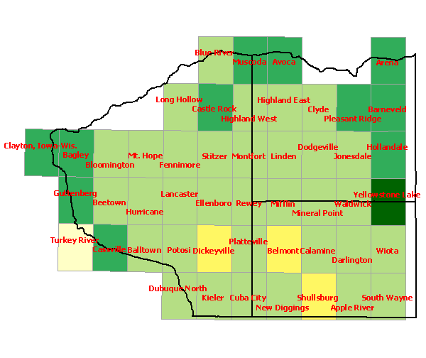 Total Species Region 27 Map