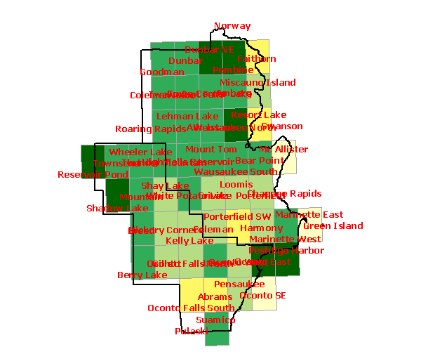 Total Species Region 5 Map