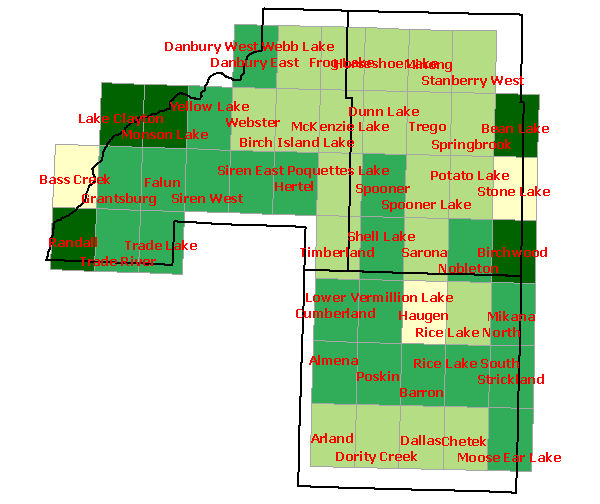 Total Species Region 8 Map