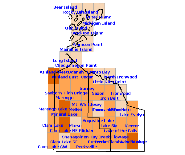 Confirmed Species Region 2 Map