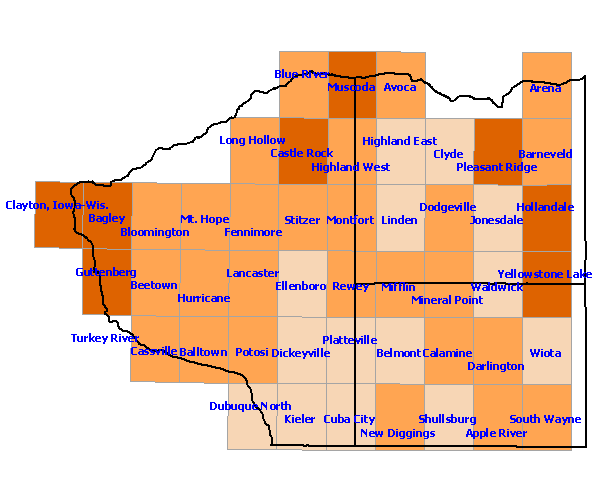 Confirmed Species Region 27 Map