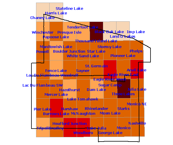 Confirmed Species Region 3 Map