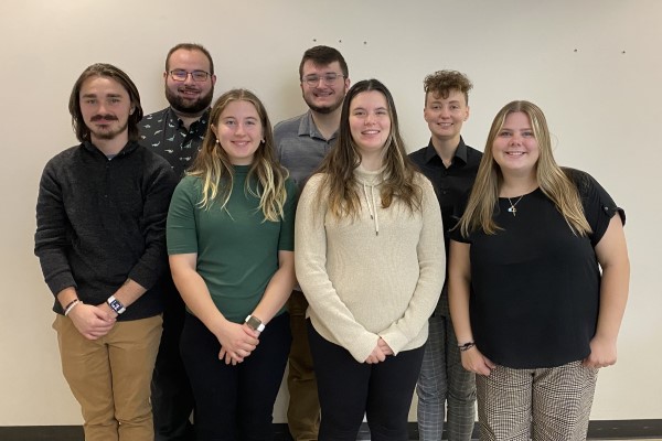 student presenters Logan, Grace, Amber, Katie, Skylier, Caleb & Nathan