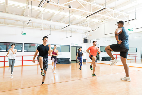 Cardio dance class