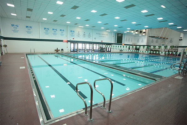 UWGB olympic-sized indoor pool