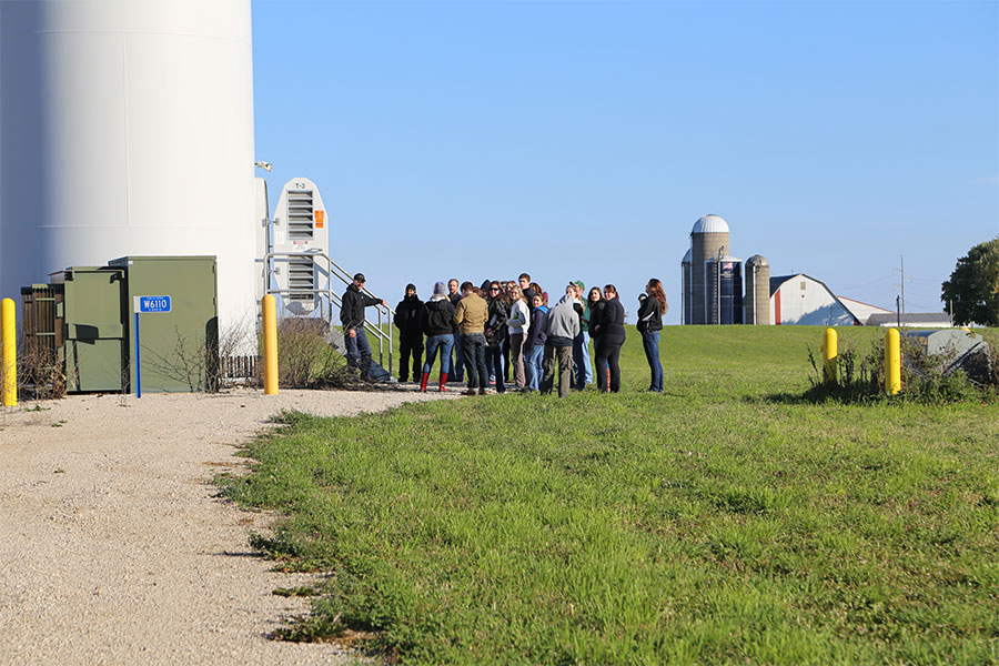 EMBI wind farm field trip