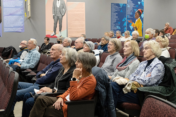 Seniors seated in a seminar