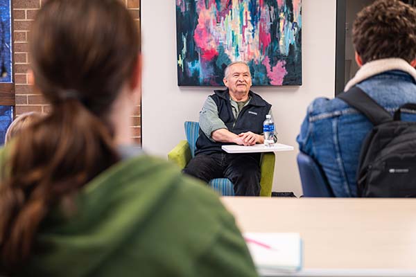 students listening during Elder Hours