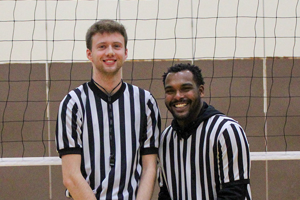 UWGB Intramural volleyball referees