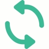 Green circular arrow