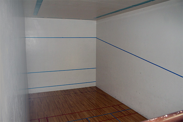 UWGB Raquetball court