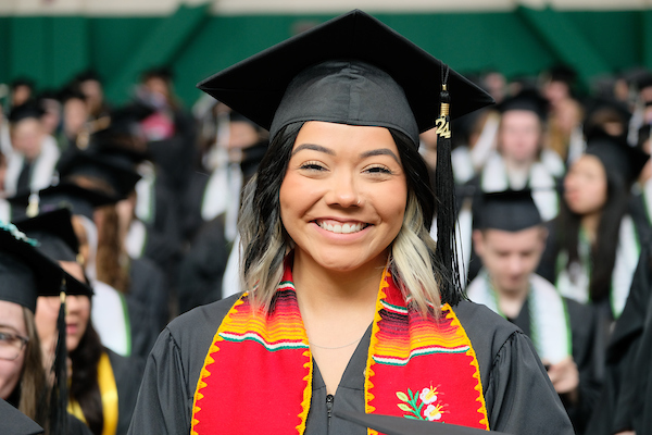 Vanessa Hernandez Cyracus at commencement