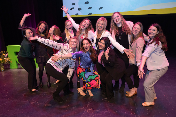 Women posing at Celebrate