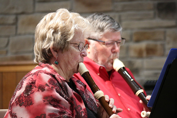 Senior Adults in music class