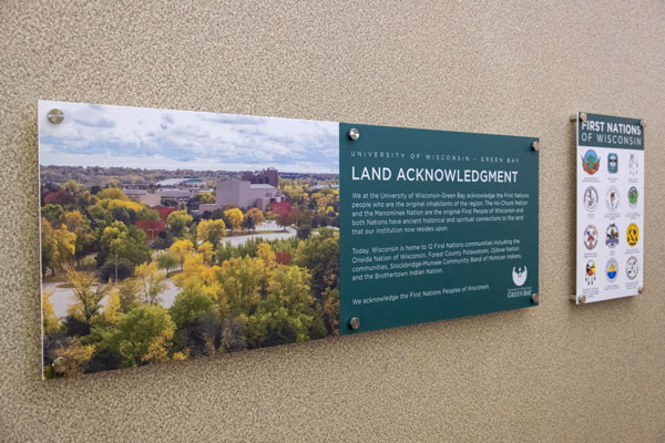 Land Acknowledgment plaque