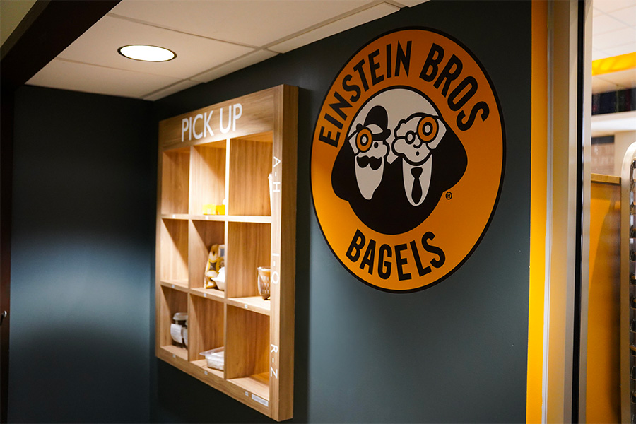 Einstein Bros. Bagels pickup window