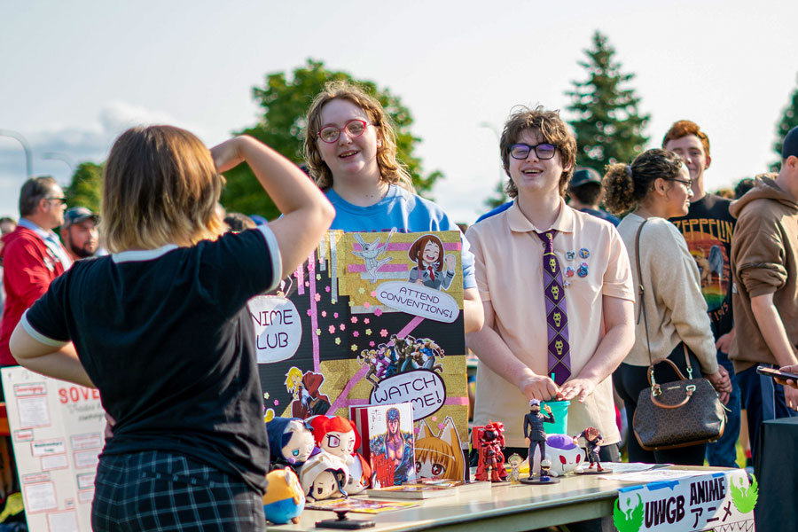 Anime club booth at Orgsmorg