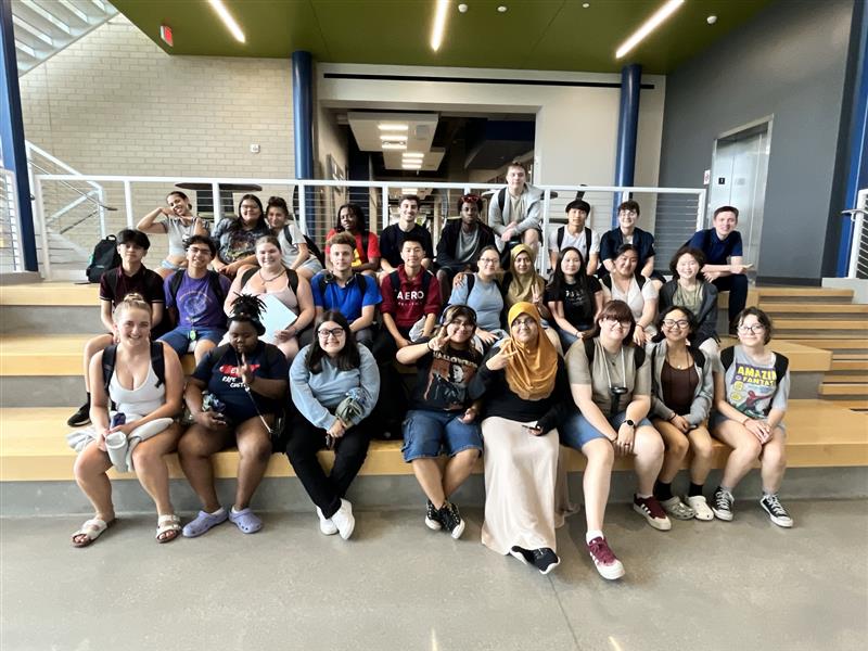 Getting ready for an Einstein Project Event.