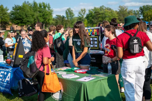 Students attending Org Smorg