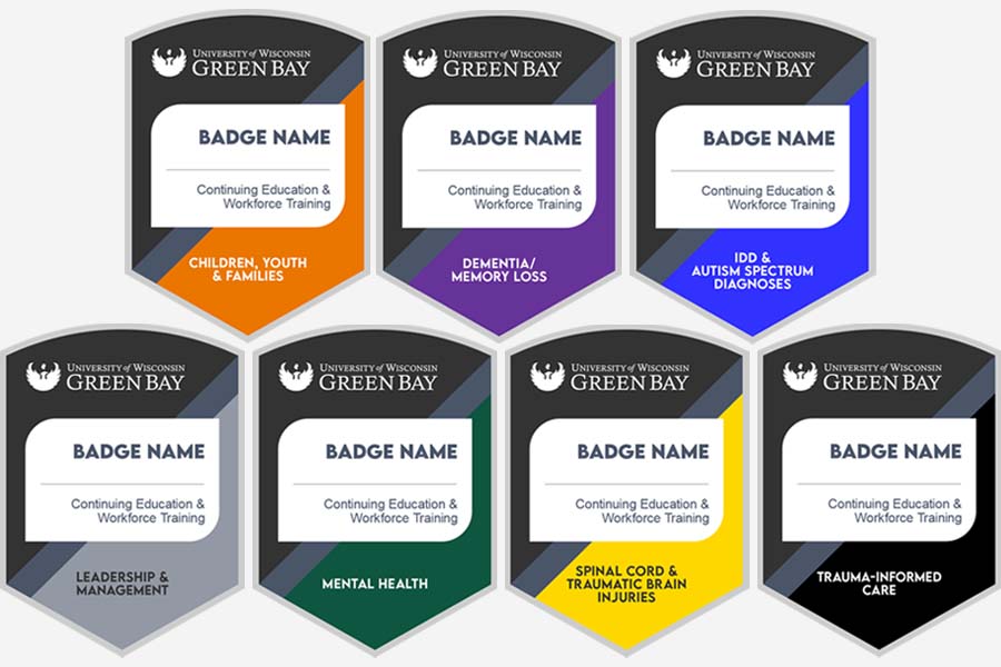 Certified Direct Care Professional digital badges