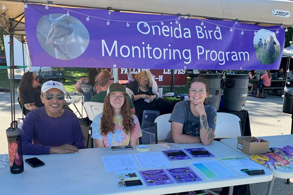 Information table for Oneida Bird Monitoring Program