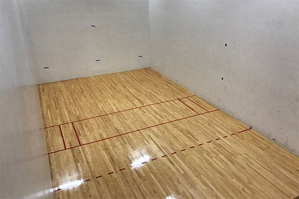 UWGB Racquetball court