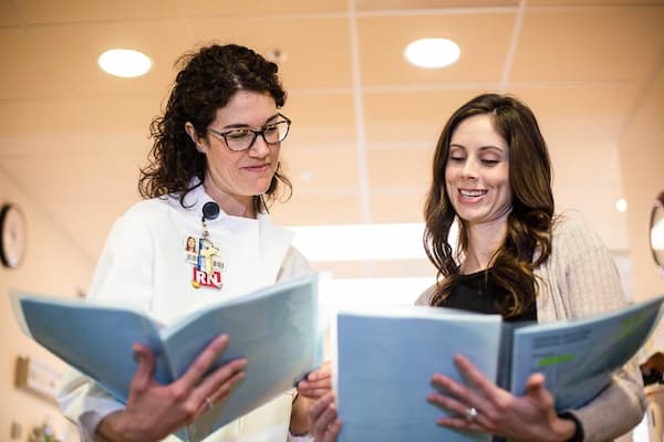 Two healthcare professionals