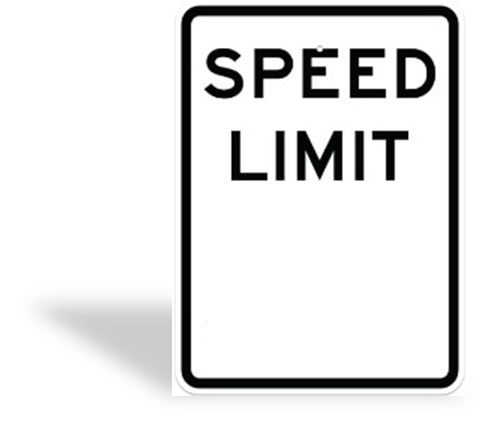 speed limit sign