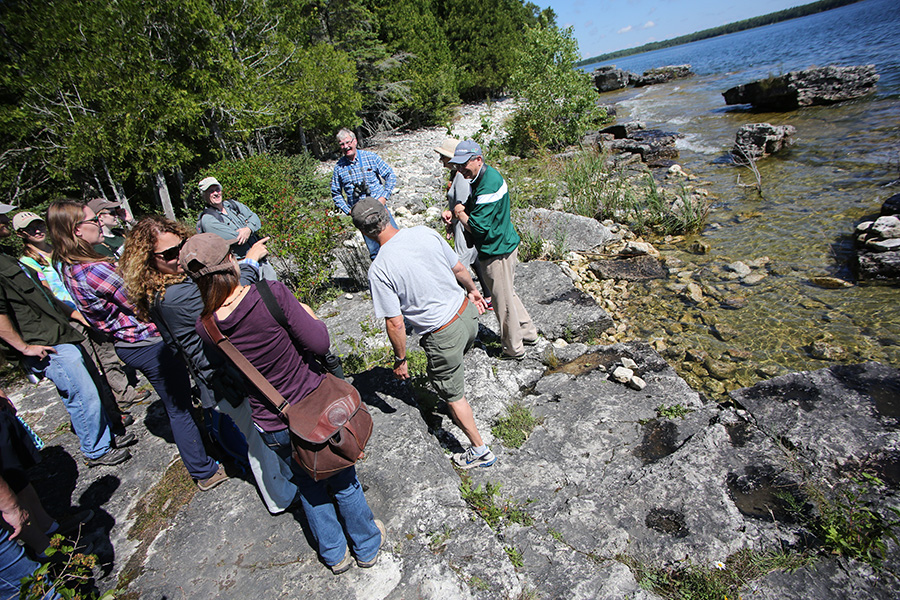 Study group at Toft Point