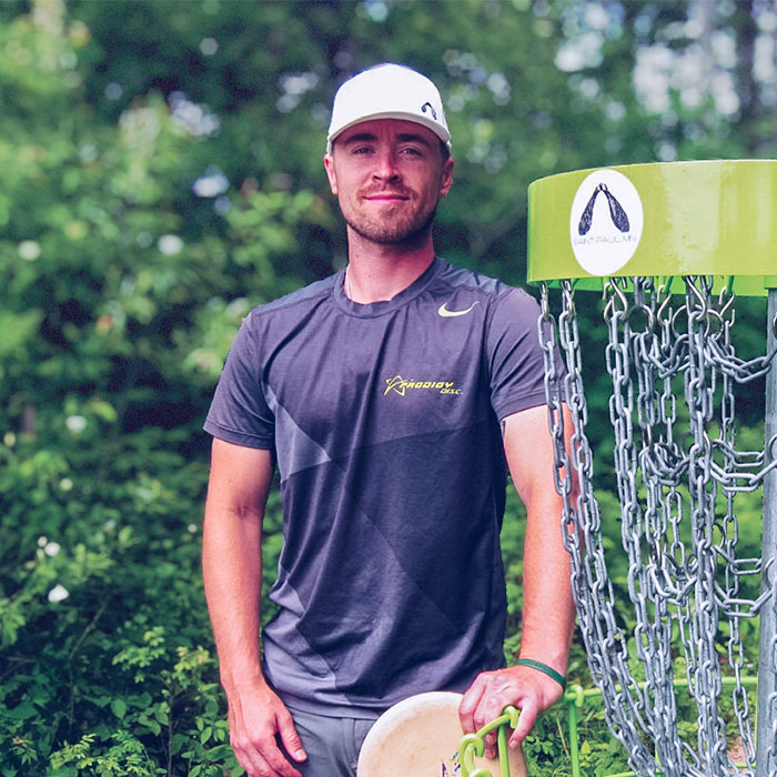 Disc Golf Pro & Course Designer Cale Leiviska