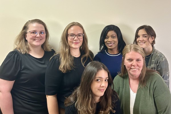 student presenters Virginia, Noelene, Grace, Heather, Amarissa & Helen