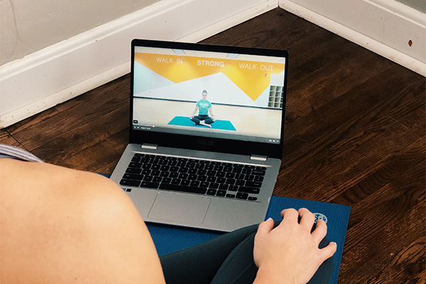 UREC virtual yoga video library