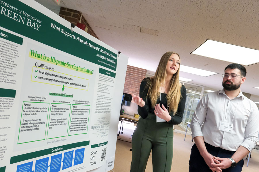 Students present group research project