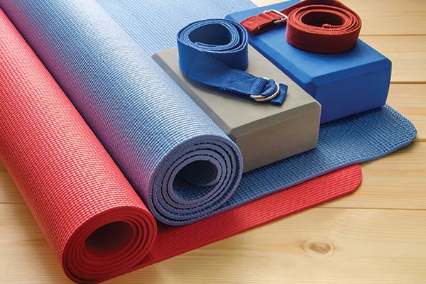 Yoga mats and accessories