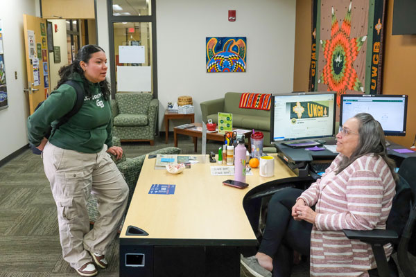 Student in First Nations Studies Center