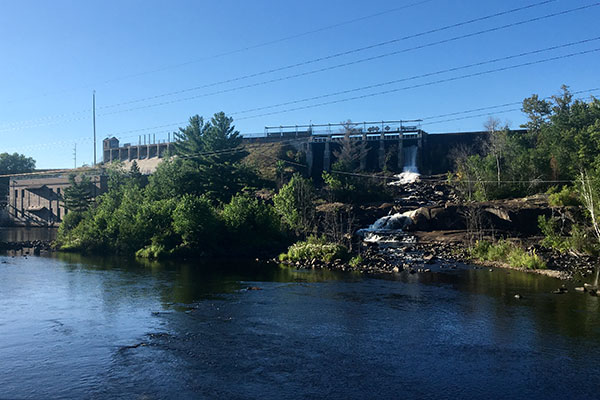 Stephensen, WI High Falls Flowage Hydroelectric Power Plant