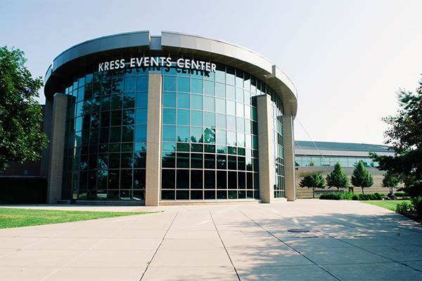 Kress Events Center building exterior