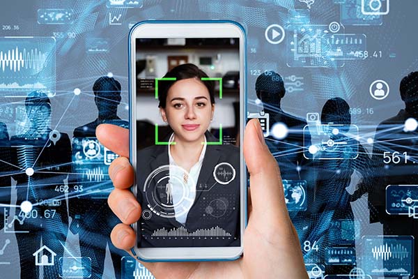 facial recognition on a smartphone