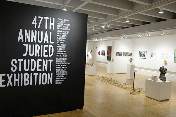 Art gallery student exhibition