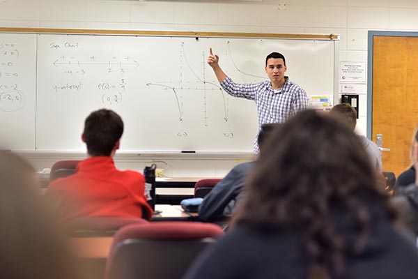 Algebra class at the UWGB Sheboygan campus