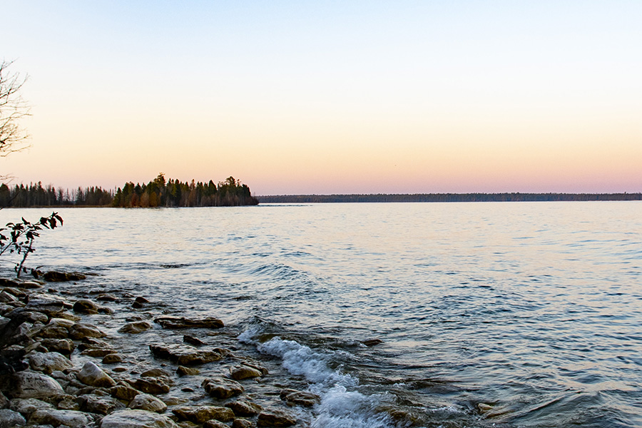 Sunset at Toft Point