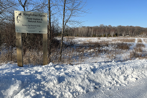 Kingfisher Farm in winter